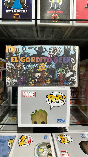 Funko Pop 1196 Marvel I Am Groot Groot With Cheetos Hot Topi (Usado)