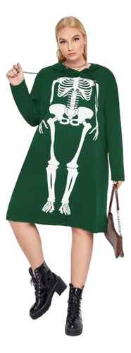 Disfraz Túnica Esqueleto Tallas Extra Envio Incluido