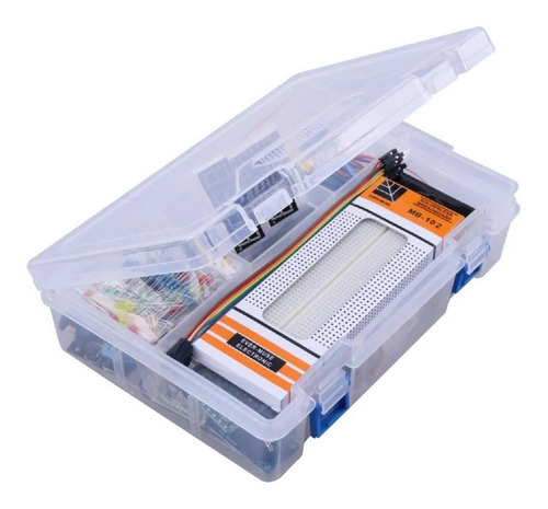 Imagen 3 de 4 de Starter Kit Arduino Uno R3 Principiantes Completo 44 Items