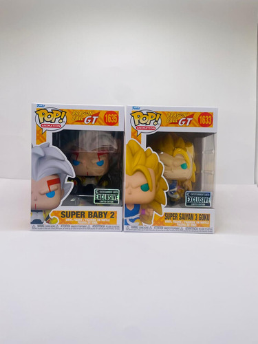 Funko Pop- Dragon Ball Gt- Goku 1633 Y Super Baby 1635-pack (Usado)