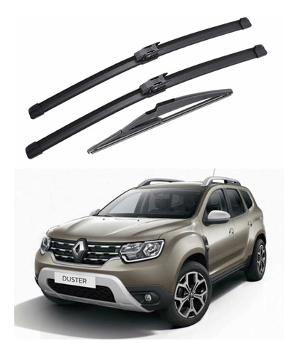 Plumas Limpiaparabrisas Flexibles Renault Duster 2018 A 2021