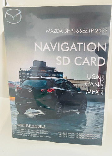 Tarjeta De Navegacion Mazda Caja + Tapones Valvula