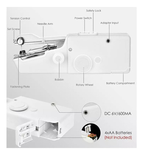 Máquina De Coser Portátil Multifuncional | Maquinas De Cos