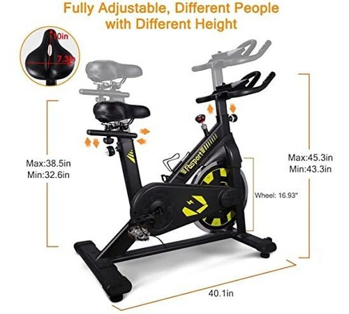 Bicicleta Estatica Entrenamiento Estacionaria Comodo Lcd