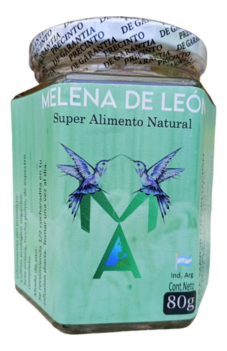 Melena De León Cosechado En Tronco - 1kg Molido Sin Sabor