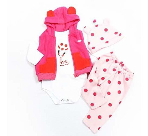 4pcs Huadoll Establecen Muñecas Del Bebé Reborn Ropa ...