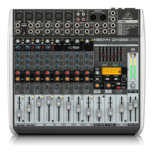 Consola Behringer Xenyx Qx1222usb