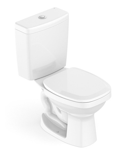 Kit Vaso Sanitário Com Caixa Acoplada E Assento Like Bh