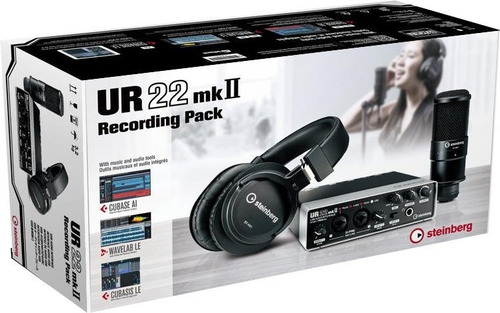 Kit Studio Gravação Ur 22 Mk Yamaha + Mic + Fone + Garantia