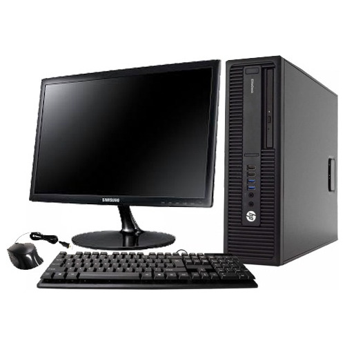 Kit Pc Hp I7, 8 Gb, 240 Gb Ssd+ Monitor 19 Pulgadas, Wifi (Reacondicionado)