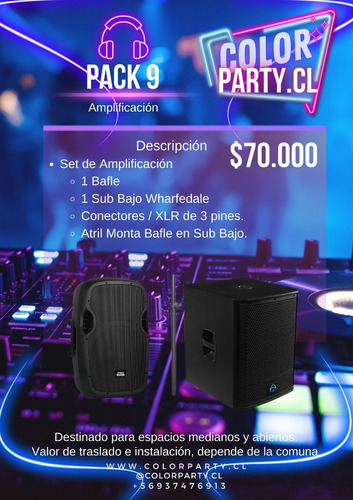 Arriendo De Amplificación (fiestas/karaoke/eventos)