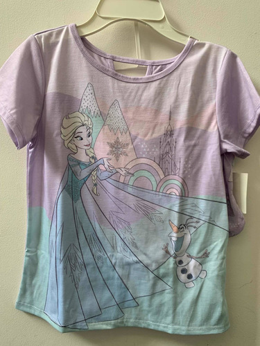 Pijama Frozen Niña Blusa Y Short Disney Collection 7/8