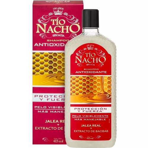 Imagen 1 de 1 de Shampoo Tio Nacho 415ml Antioxidante