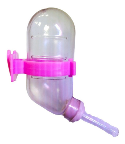 Imagen 1 de 3 de Bebedero Para Jaula Roedores Hamster Topo Ruso 60ml Deluxe