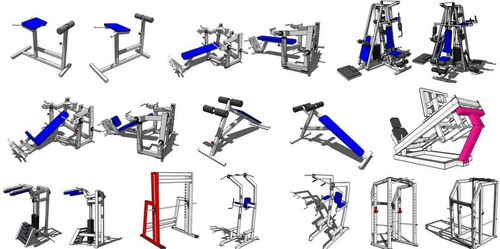 Paquete De 140 Diagramas Para Fabricar Equipo De Gimnasio 