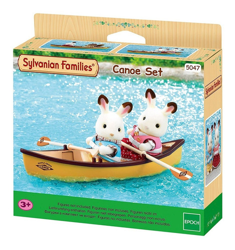 Sylvanian Families Colección De Canoa Remos Chalecos P/ 2 Y+