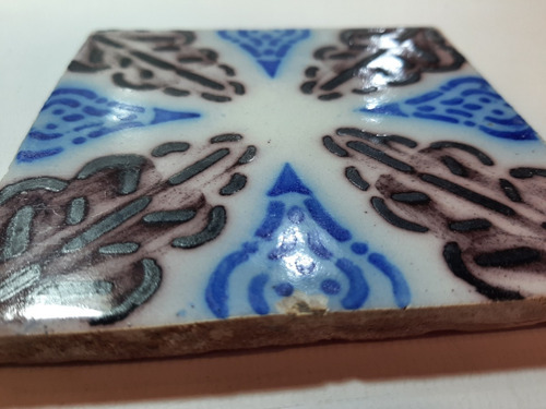 Imagen 2 de 8 de Antiguo Azulejo Pas De Calais 7649