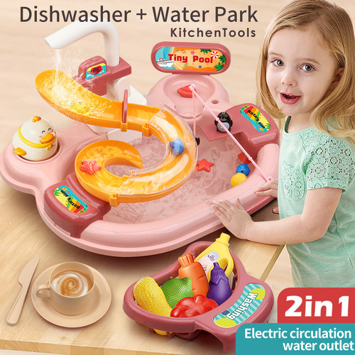 Agua Con Fregadero De Agua 2 En 1 Pretend Para Jugar En La C