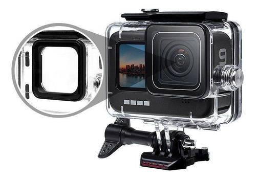 Carcasa Sumergible 50m Compatible Con Gopro Hero 9/10/11/12