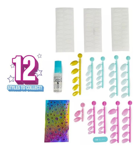 Go Glam Cool Maker Kit De Uñas Postizas
