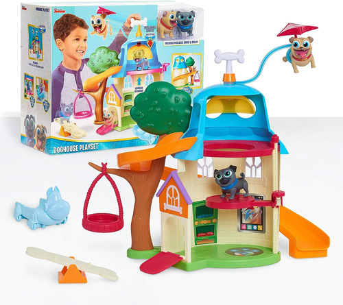 Puppy Dog Pals Doghouse Playset, Juguetes Para Niños Con Lic