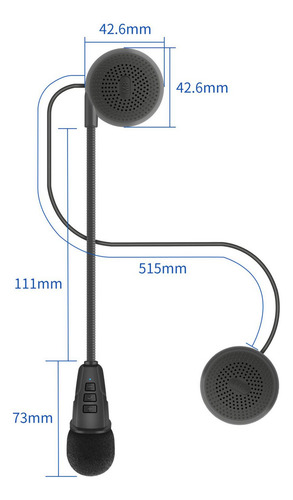Ipawty Auriculares De Intercomunicación Para Motocicleta 1