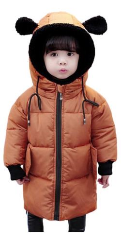 Abrigo De Invierno Con Capucha P Kids Para Bebés Y Niños, Ch