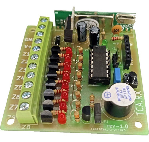 Modulo Receptor Alarma Tca 8 Canal, Para Todo Sensor Rf