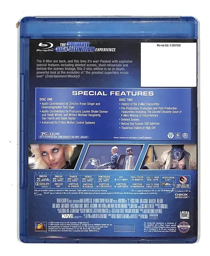 X2 - X Men United - Blu Ray | Parcelamento sem juros