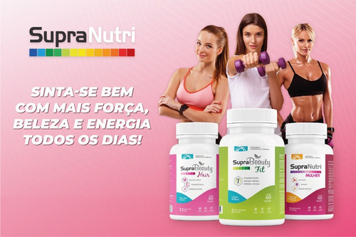Suplemento en comprimidos Supra Nutri Vitaminas sabor morango x 100g
