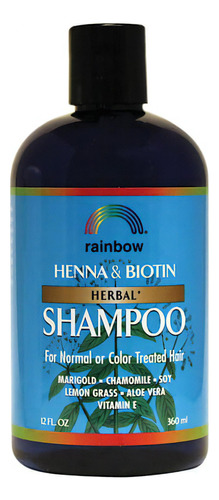  Rainbow Research Henna And Biotin Herbal Shampoo 12 Fl Oz Li