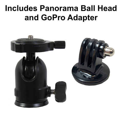 69  Monopod Ajustable W Ball Head Gopro Adaptador Camara