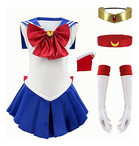 Disfraz Infantil De Sailor Moon Cos