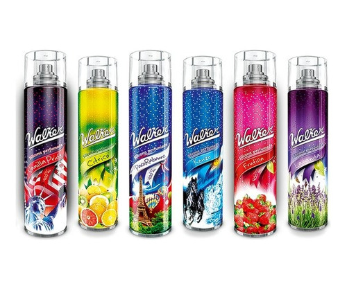 Silicona Walker Perfumada Fragancias Varias X6 Unidades