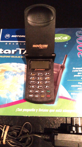 Motorola Startac 3000 Nuevo Andando C/caja Y Accesorios Negro