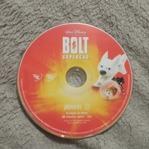 Dvd Filme Bolt Supercão