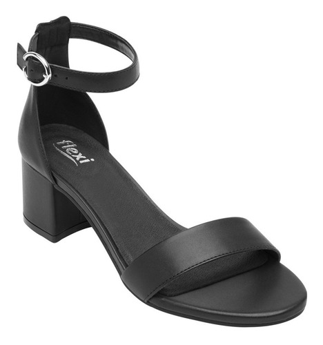 Sandalia Calzado Dama Flexi 106411 Negro Mate