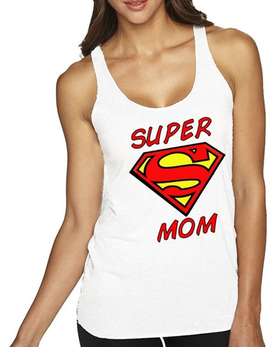 Musculosa Dia De La Madre Super Mom Heroina