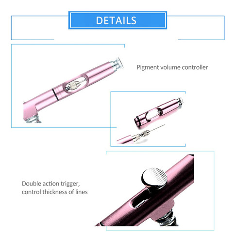 Kit De Aerógrafo Recargable Compresor De Aerógrafo Portátil