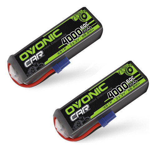 Ovonic Lipo Bateria De 22.2 V 60c 4000 Mah 6s Bateria Con Co