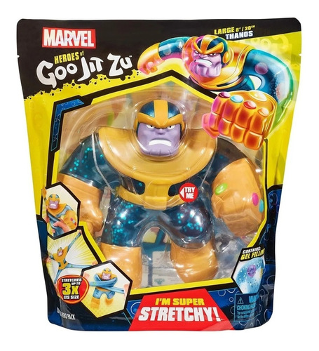 Figuras Flexibles Heroes Goo Jit Zu Thanos 20cm - 41130