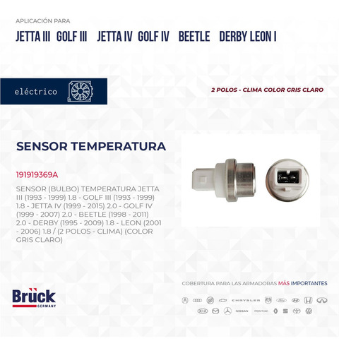 Bulbo Sensor Temperatura Derby 1999 191919369a