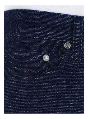 Jeans Straight Fit Algodón Egipcio Para Hombre