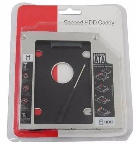 Case Caddy Gaveta Suporte Hd Notebook Para Segundo Hd 9.5mm