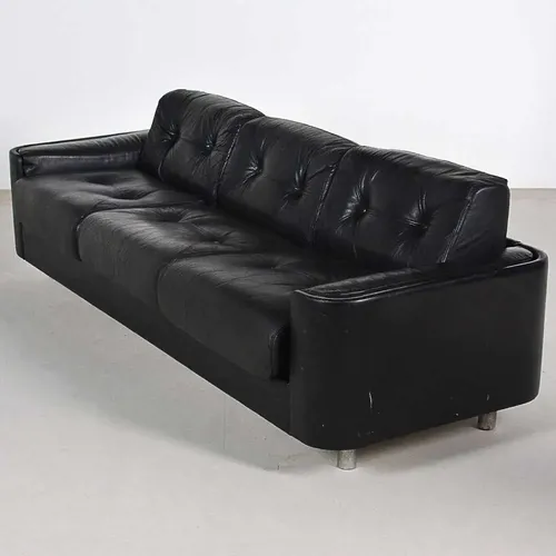 Sofa Zalszupin Latelier Couro Natural Design Anos 70 | MercadoLivre