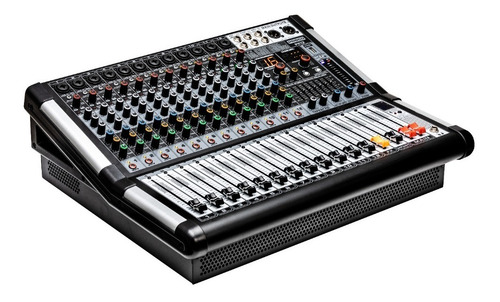 Imagen 2 de 9 de Proco Px-12 Consola Audio Mixer Potenciada Usb Bluetooth