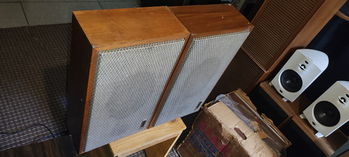 2 Bafles Audinac 709 1 Via C/parlant Grundig Coaxial Mbueno Marrón (Usado)