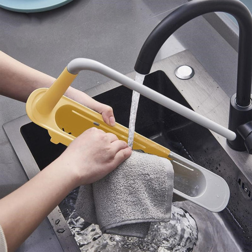 . Soporte Retráctil For Fregadero De Cocina Y Organizador