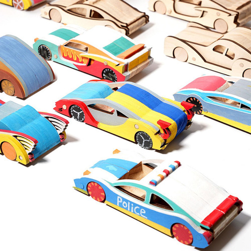 Mini Coche De, Vehículo De Madera Para Montar En Estilo G