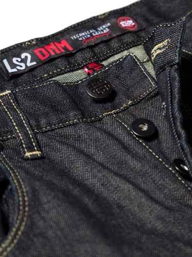 Pantalon Jean Ls2 Denim 200cc Negro - Um